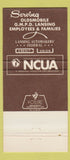Matchbook Cover - Lansing Auto Makers Credit Union MI 30 Strike