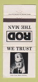 Matchbook Cover - In Rod We Trust Shriners? Canada WEAR 30 Strike