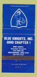 Matchbook Cover - Blue Knights Ohio Chapter Independence OH WEAR 30 Strike