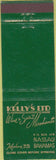 Matchbook Cover - Kelly's LTD Liquor Nassau Bahamas
