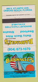 Matchbook Cover - Barnacle's Restaurant Ormond Beach FL WEAR 30 Strike