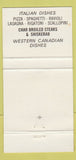 Matchbook Cover - Peppe's Ristorante Calgary AB 30 Strike
