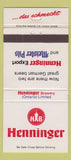 Matchbook Cover - Henninger Brewery Canada WEAR 30 Strike