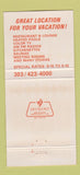 Matchbook Cover - Country Village Inn Denver Colorado 30 Strike