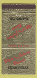 Matchbook Cover - Mike and Johnny Brann Steak House Grand Rapids MI 30 Strike