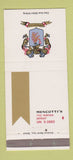 Matchbook Cover - Mencotti's Restaurant Detroit MI 30 Strike