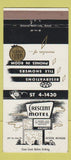 Matchbook Cover - Crescent Motel Jackson MI 30 Strike