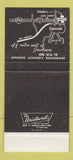 Matchbook Cover - Crescent Motel Jackson MI 30 Strike