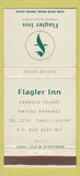 Matchbook Cover - Flagler Inn Paradise Island Nassau  30 Strike