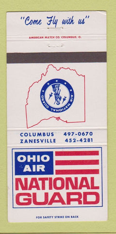 Matchbook Cover - Ohio Air National Guard Columbus OH WEAR 30 Strike