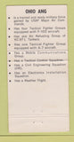 Matchbook Cover - Ohio Air National Guard Columbus OH WEAR 30 Strike