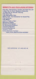 Matchbook Cover - Arkansas Army National Guard AR 30 Strike