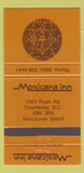 Matchbook Cover - Mexicana Inn Courtnay BC Mexican 30 Strike