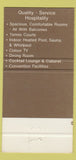 Matchbook Cover - Mexicana Inn Courtnay BC Mexican 30 Strike