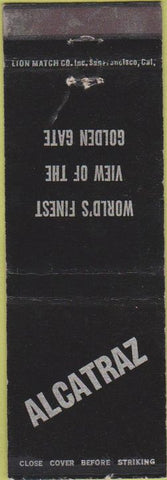 Matchbook Cover - Alcatraz Island Prison San Francisco CA