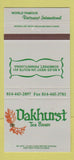 Matchbook Cover - Oakhurst Tea Room Somerset PA 30 Strike