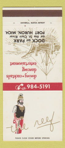 Matchbook Cover - Reef Restaurant Port Huron MI 30 Strike