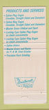 Matchbook Cover - Isinvo Spline Warren MI 30 Strike