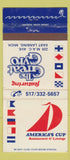 Matchbook Cover - America's Cup Restaurant East Lansing MI Great Gyro 30 Strike