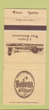 Matchbook Cover - Bodega Steka  Miami Detroit Dallas Orlando  30 Strike