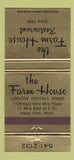 Matchbook Cover - Farm House Restaurant Hazel Park MI 30 Strike