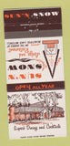 Matchbook Cover - Sun n Snow Lodge Restaurant  Cadillac West MI 30 Strike