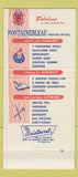 Matchbook Cover - Faontainebleau Motor Hotel New Orleans LA 30 Strike