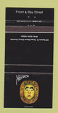 Matchbook Cover - Le Mascaron Toronto ON 30 Strike