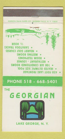 Matchbook Cover - The Georgian Lake George NY 30 Strike