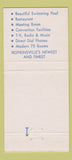 Matchbook Cover - Iv'ry Tower Inn Hopkinsville KY 30 Strike