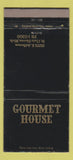 Matchbook Cover - Gourmet House St Clair Shores MI 30 Strike