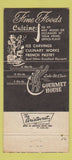 Matchbook Cover - Gourmet House St Clair Shores MI 30 Strike