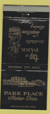 Matchbook Cover - Park Place Motor Inn Traverse City MI #2 BLACK 30 Strike