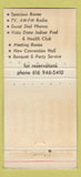Matchbook Cover - Park Place Motor Inn Traverse City MI #2 BLACK 30 Strike