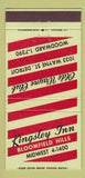 Matchbook Cover - Kingsley Inn Bloomfield Hills MI 30 Strike