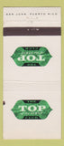 Matchbook Cover - Top Club San Juan Puerto Rico WEAR 30 Strike