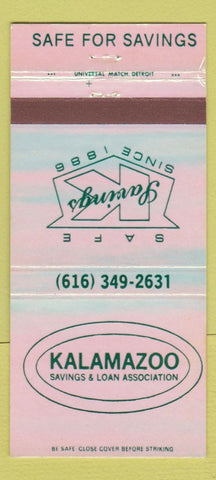 Matchbook Cover - Kalamazoo Savings Loan MI 30 Strike