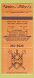 Matchbook Cover - Venice of the Woods Union Lake MI restaurant 30 Strike