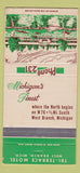 Matchbook Cover - Tri Terrace Motel West Branch MI 30 Strike