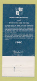 Matchbook Cover - First National Bank Ontonagon MI 30 Strike