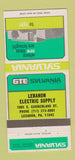 Matchbook Cover Sylvania GTE Electric Lebanon PA 30 Strike