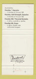 Matchbook Cover - Panalba Capsules WEAR 30 Strike