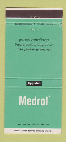 Matchbook Cover - Medrol Upjohn Drugs 30 Strike