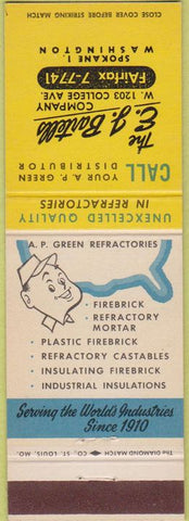 Matchbook Cover - EJ Baretells Co Spokane WA