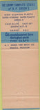 Matchbook Cover - EJ Baretells Co Spokane WA