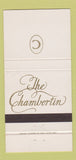Matchbook Cover - The Chambertin West Dearborn MI 30 Strike
