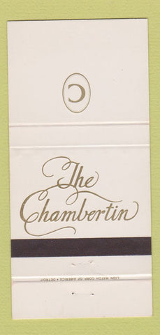 Matchbook Cover - The Chambertin West Dearborn MI 30 Strike