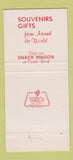 Matchbook Cover - Castle Rock Souvenir Barn St Ignace MI 30 Strike