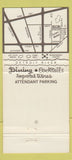 Matchbook Cover - Roma Cafe Italian Detroit MI 1990 30 Strike