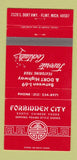 Matchbook Cover - Forbidden City Chinese Restaurant Flint MI 30 Strike